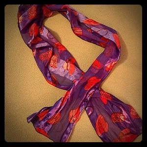 Purple, Red and Pink Scarf